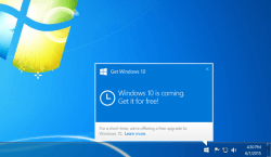 Windows 10 Update prompt