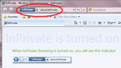 Inprivate browsing