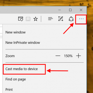 How to cast media from Microsoft Edge to your TV [Tip] | dotTech