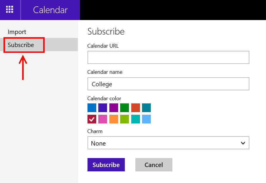 How To Use Ical Import Export Windows Live Calendar Unistashok