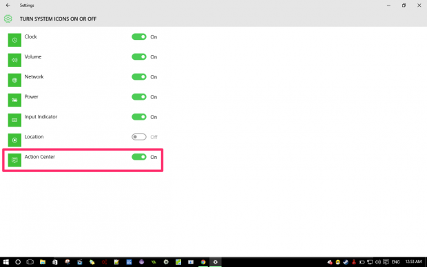 actionCenterSetting
