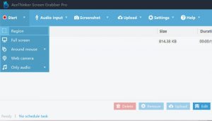 acethinker screen grabber pro edit video
