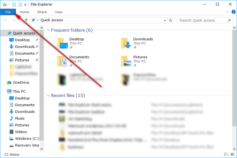 How to delete Quick Access history in Windows 10 [Tip