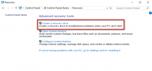 How To Create Recovery Drive In Windows 10 [Tip] | DotTech