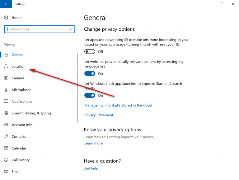 How to turn on/off location services in Windows 10 [Tip] | dotTech