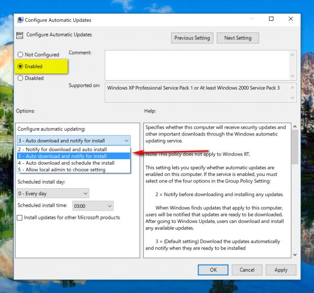 How to enable or disable automatic updates for Windows Update in ...