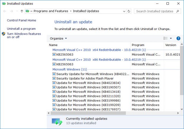 How to uninstall a Windows update in Windows 10 [Tip] | dotTech