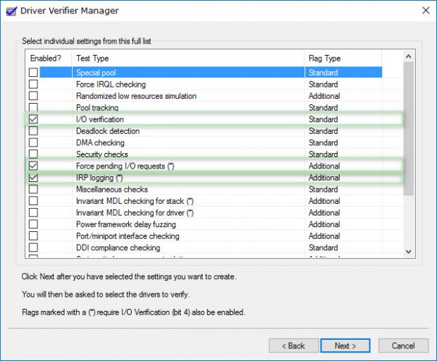 How to use driver verifier windows 10