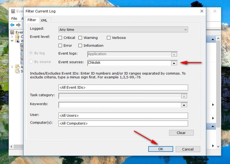 How to read Event Viewer log for Chkdsk in Windows 10 [Tip] dotTech