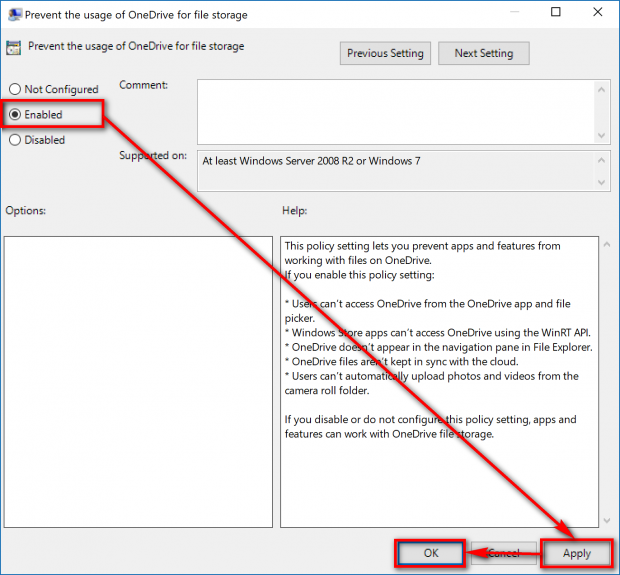 How to enable/disable OneDrive for file storage in Windows 10 [Tip ...