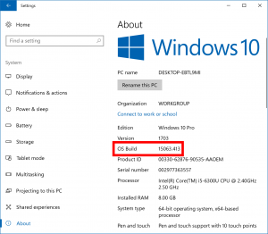 How to find out what edition, version and OS build of Windows 10 I have ...