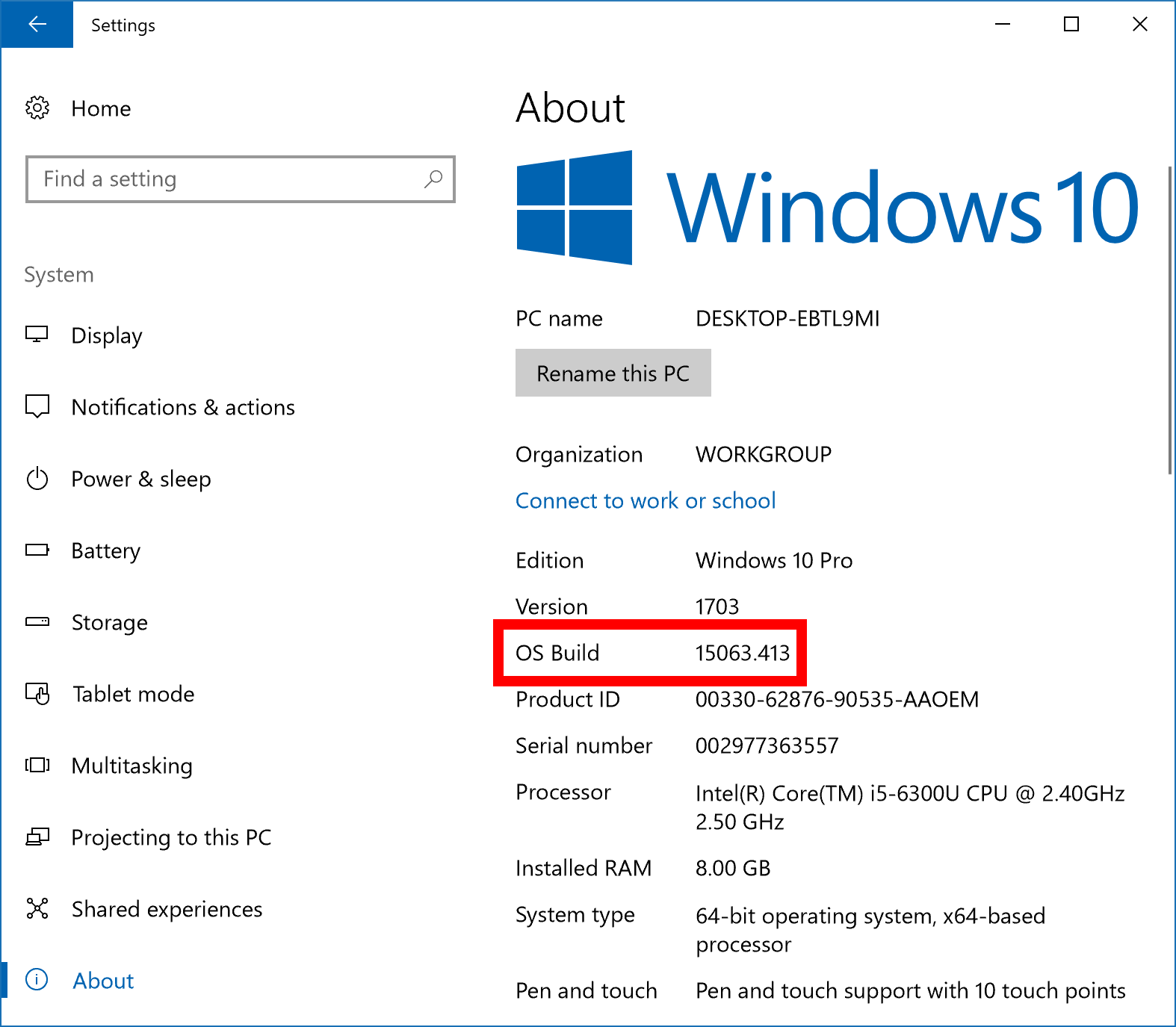 Find Out Which Windows 10 Version Build And Edition You Have Installed ...